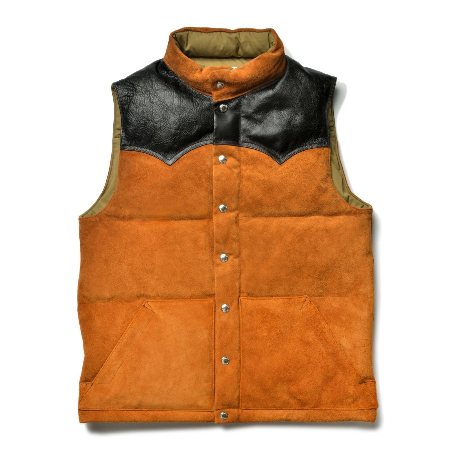 Joe McCoy Roughout Down Vest 053 Raw Sienna Best