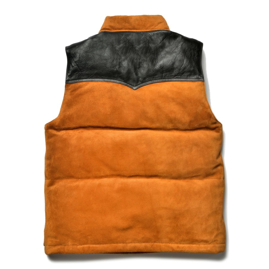 Joe McCoy Roughout Down Vest 053 Raw Sienna Best