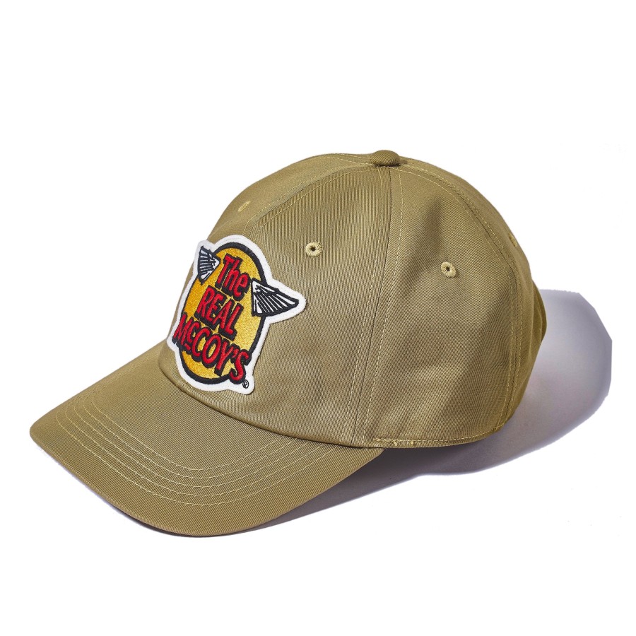 The Real McCoy's The Real Mccoy'S Logo Baseball Cap 040 Khaki Wholesale