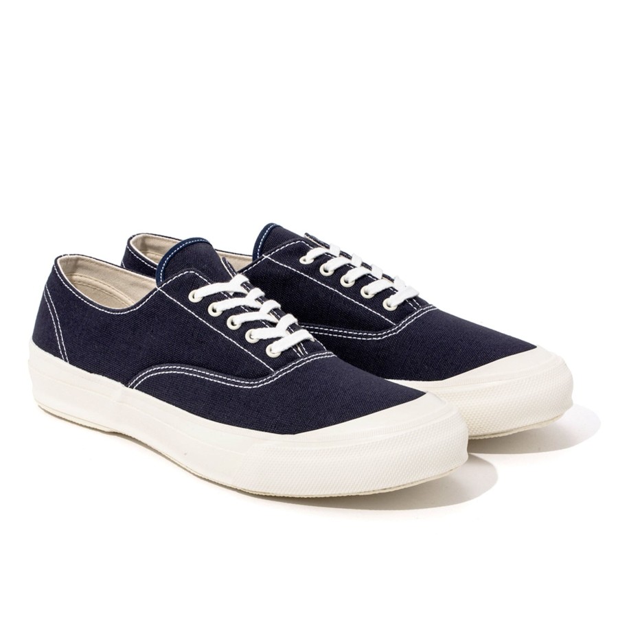 The Real McCoy's Usn Cotton Canvas Deck Shoes Navy Hot