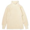 Joe McCoy High Neck Thermal Shirt Ecru Clearance