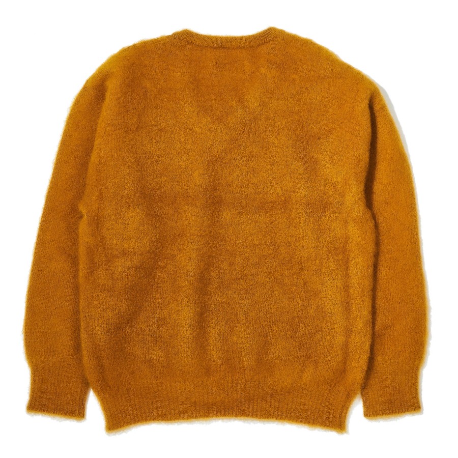 Joe McCoy Jm Mohair V-Neck Sweater Mustard Online