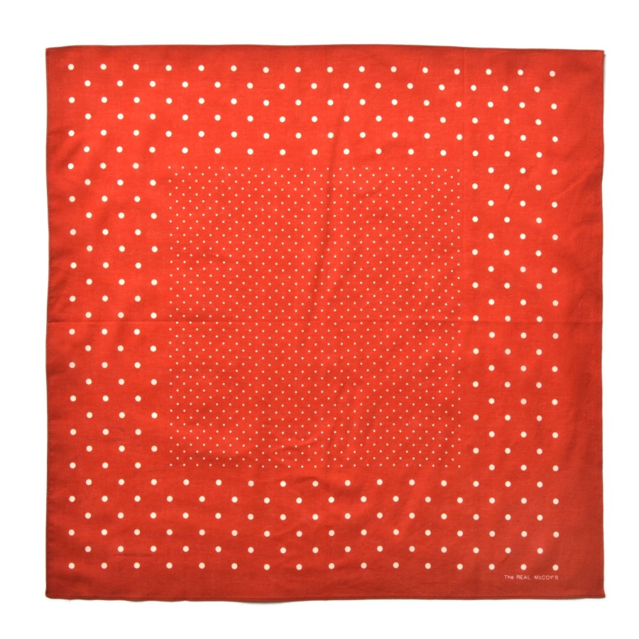 Joe McCoy Bandanna 'Dot' 090 Red Wholesale