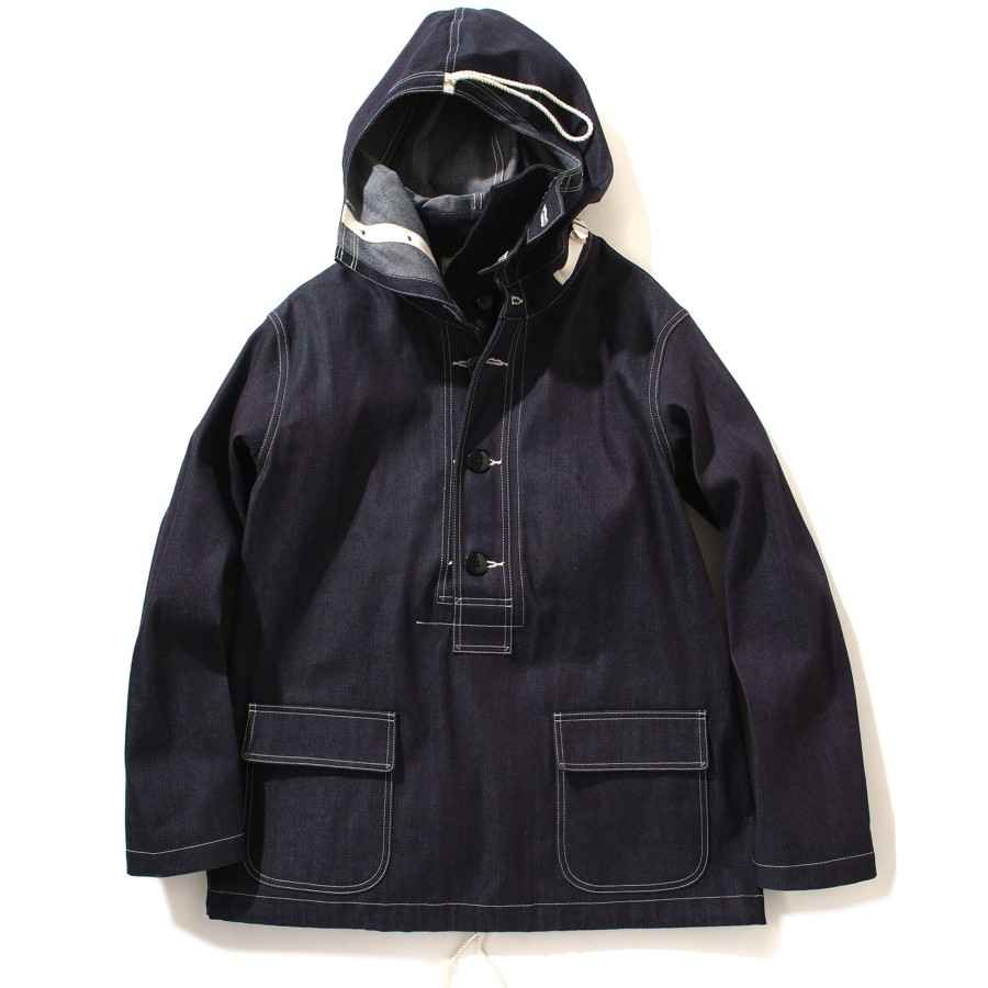 The Real McCoy's U.S. Navy Denim Parka Indigo Wholesale