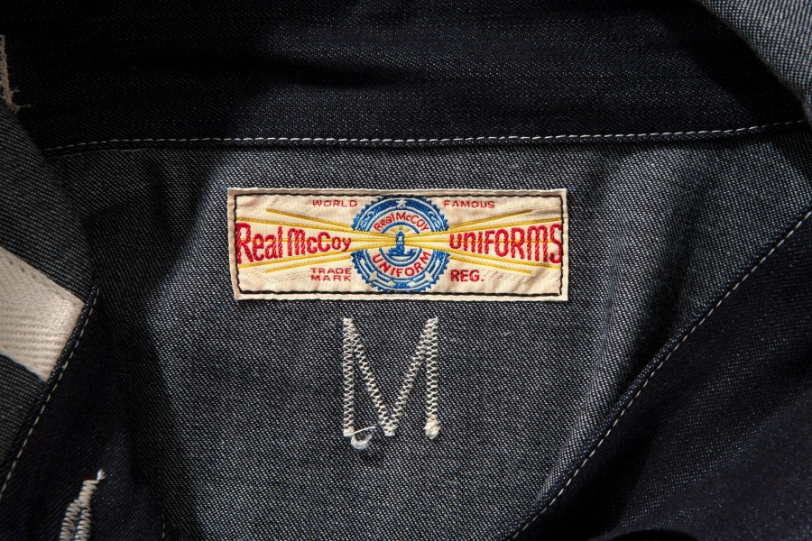 The Real McCoy's U.S. Navy Denim Parka Indigo Wholesale