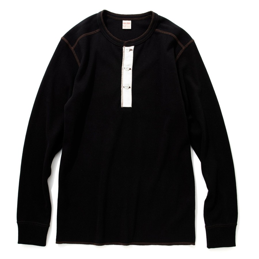 Joe McCoy Union Shirt Long Sleeve Black Clearance