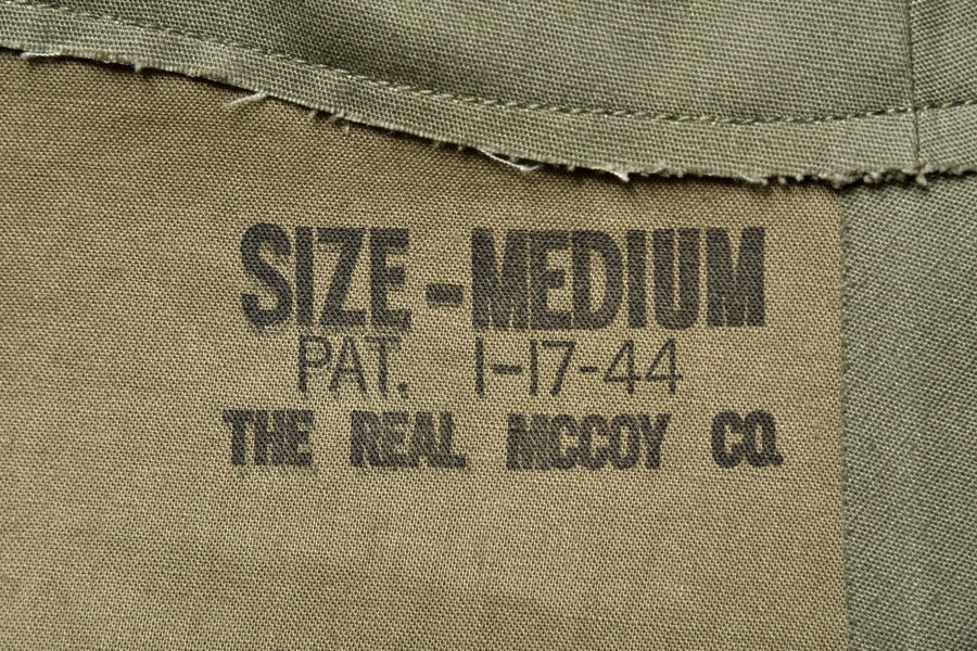 The Real McCoy's Trousers, Wet Weather 150 Olive New