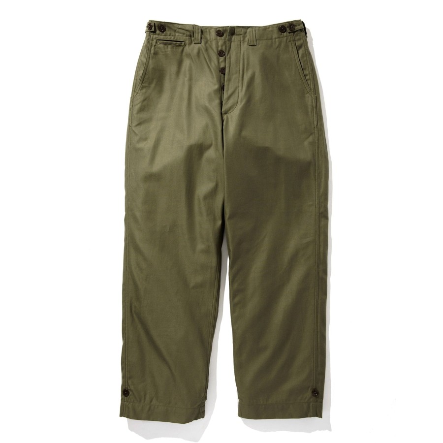 The Real McCoy's Trousers, Field, Cotton, O.D. Olive New