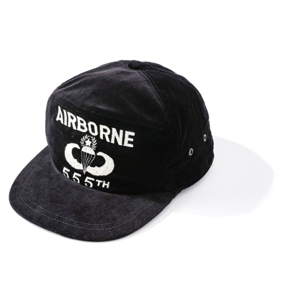 The Real McCoy's Velvet Souvenir Cap / Airborne Black Best