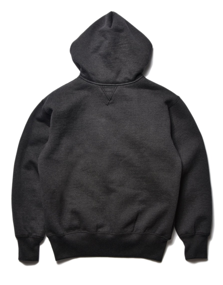 Joe McCoy 13 Oz. Wool Loopwheel Hooded Sweatshirt 030 Black Online