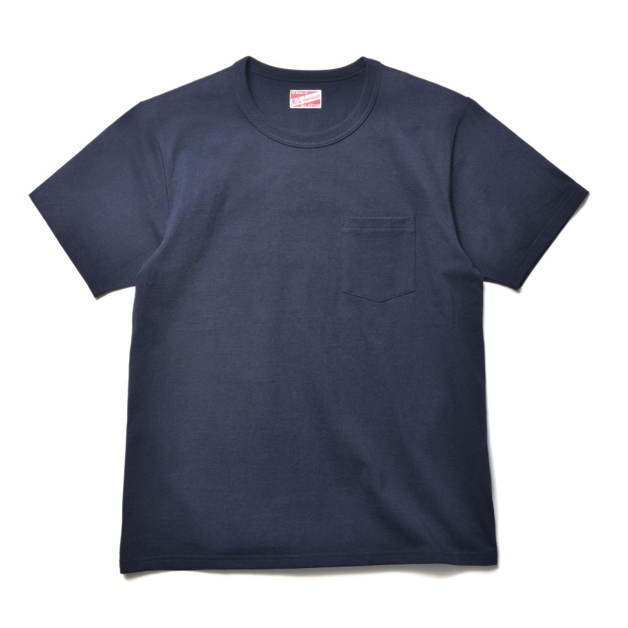 Joe McCoy Pocket Tee 140 Navy Hot