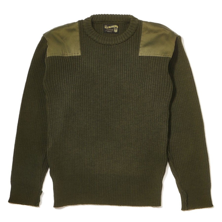 The Real McCoy's Sweater, Service Wool Olive New