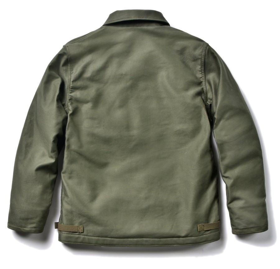 The Real McCoy's U.S.N. A-2 Deck Jacket Real Mccoy Mfg. Olive Hot