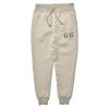 Joe McCoy Ribbed Sweatpants / Dunbar Stencil 013 Oatmeal New