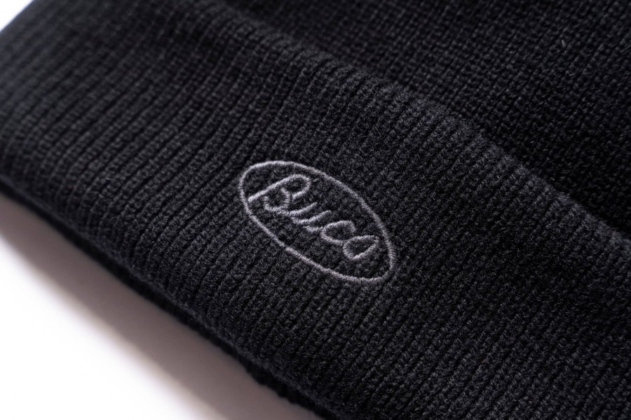 Buco Buco Heavy Knit Cap Black Best