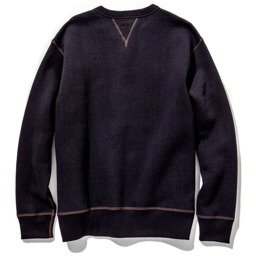 Joe McCoy 10 Oz. Loopwheel Crewneck Sweatshirt 030 Black Hot