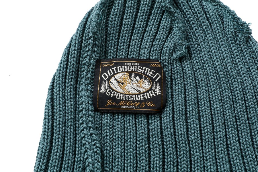 Joe McCoy Cotton Bronson Knit Cap Green Hot