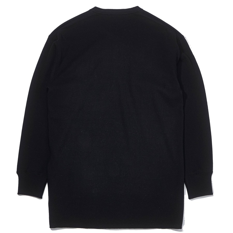 Joe McCoy Union Henley Undershirt L/S Black Best