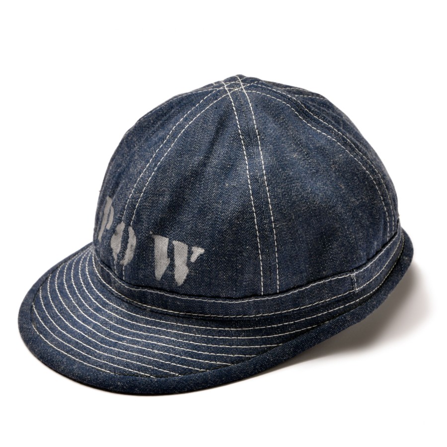 The Real McCoy's Denim Army Hat (Modified) / Pow Indigo Online