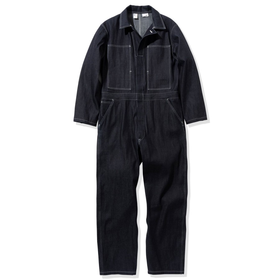 The Real McCoy's U.S. Army Denim Utility Overall Indigo Best