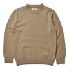 Joe McCoy Wool Crewneck Sweater 041 Beige New