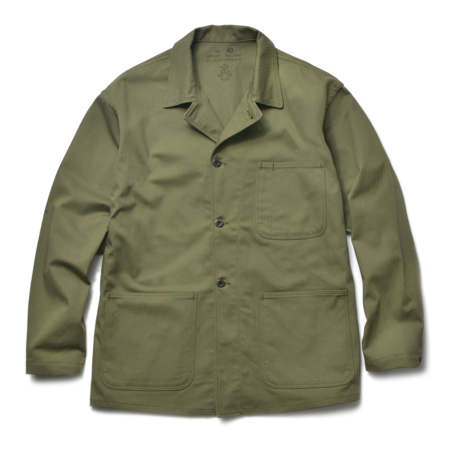 The Real McCoy's Jacket, Utility N-3 (Model 220) 150 Olive Wholesale