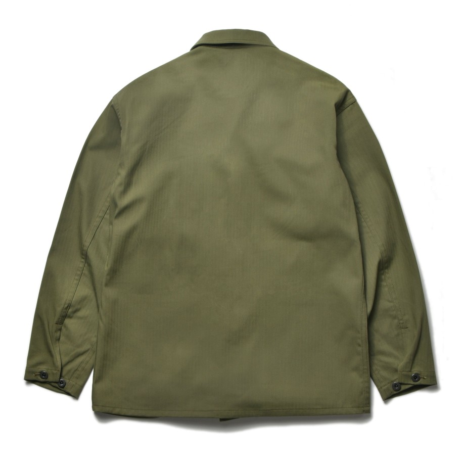 The Real McCoy's Jacket, Utility N-3 (Model 220) 150 Olive Wholesale