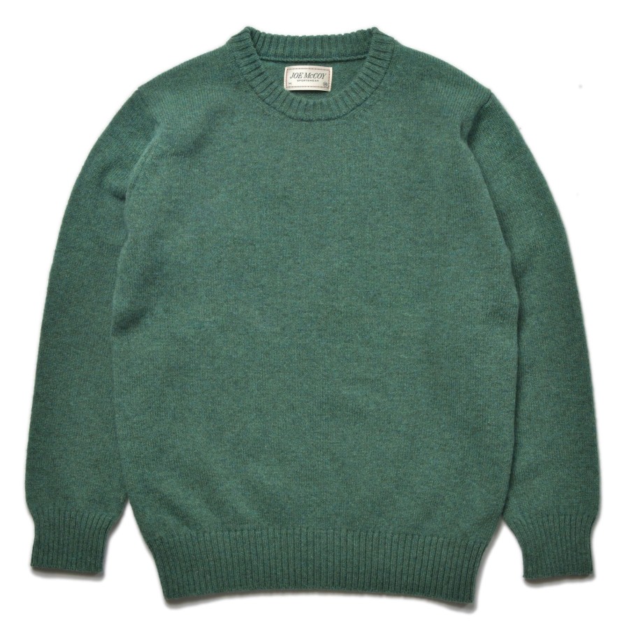 Joe McCoy Wool Crew Neck Sweater K.Green Best