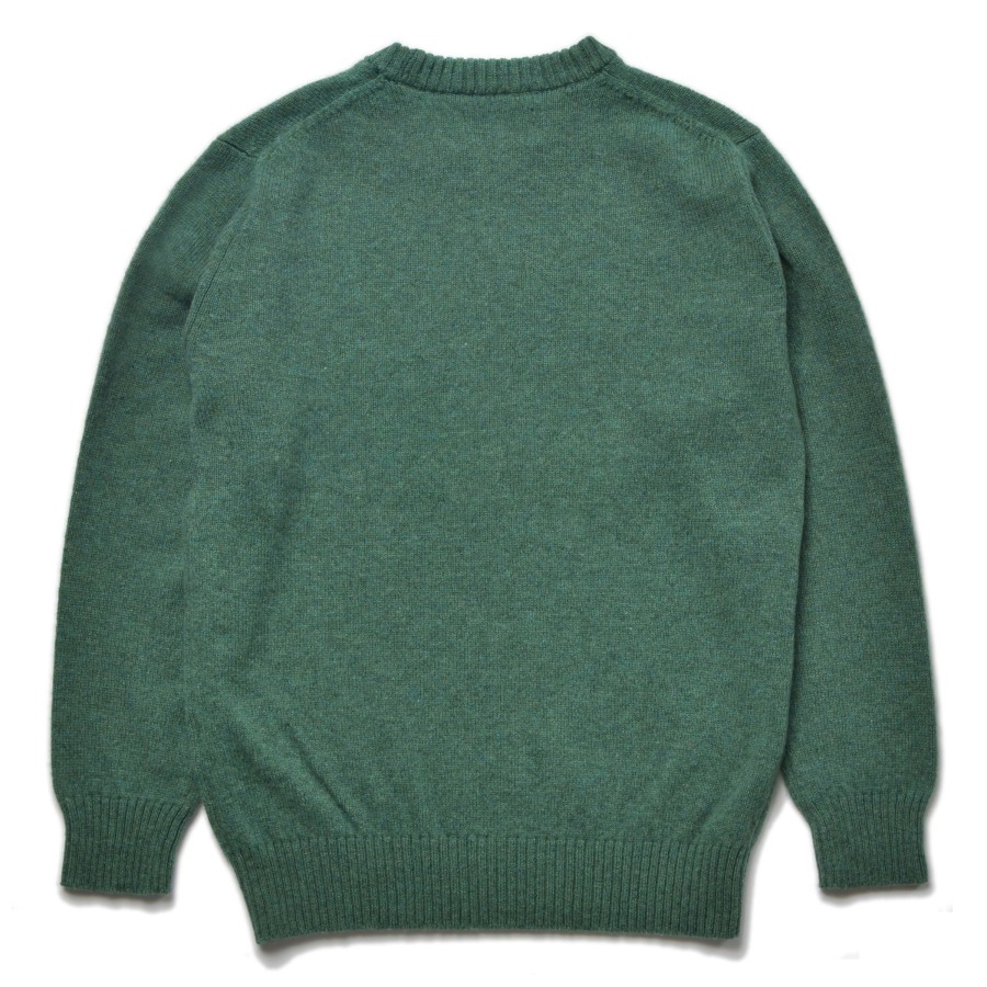 Joe McCoy Wool Crew Neck Sweater K.Green Best