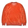 Joe McCoy Cotton Rayon Pile Sweatshirt 70 Orange Hot