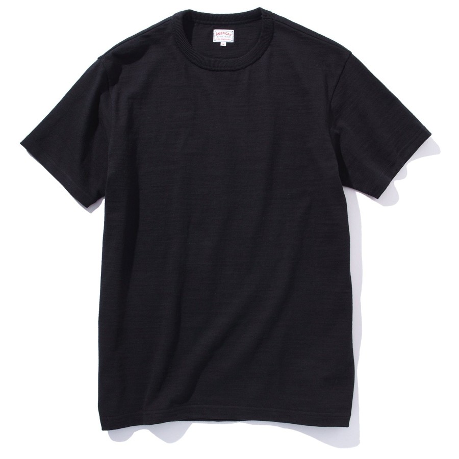 Joe McCoy Athletic T-Shirt / Loopwheel 030 Black Wholesale