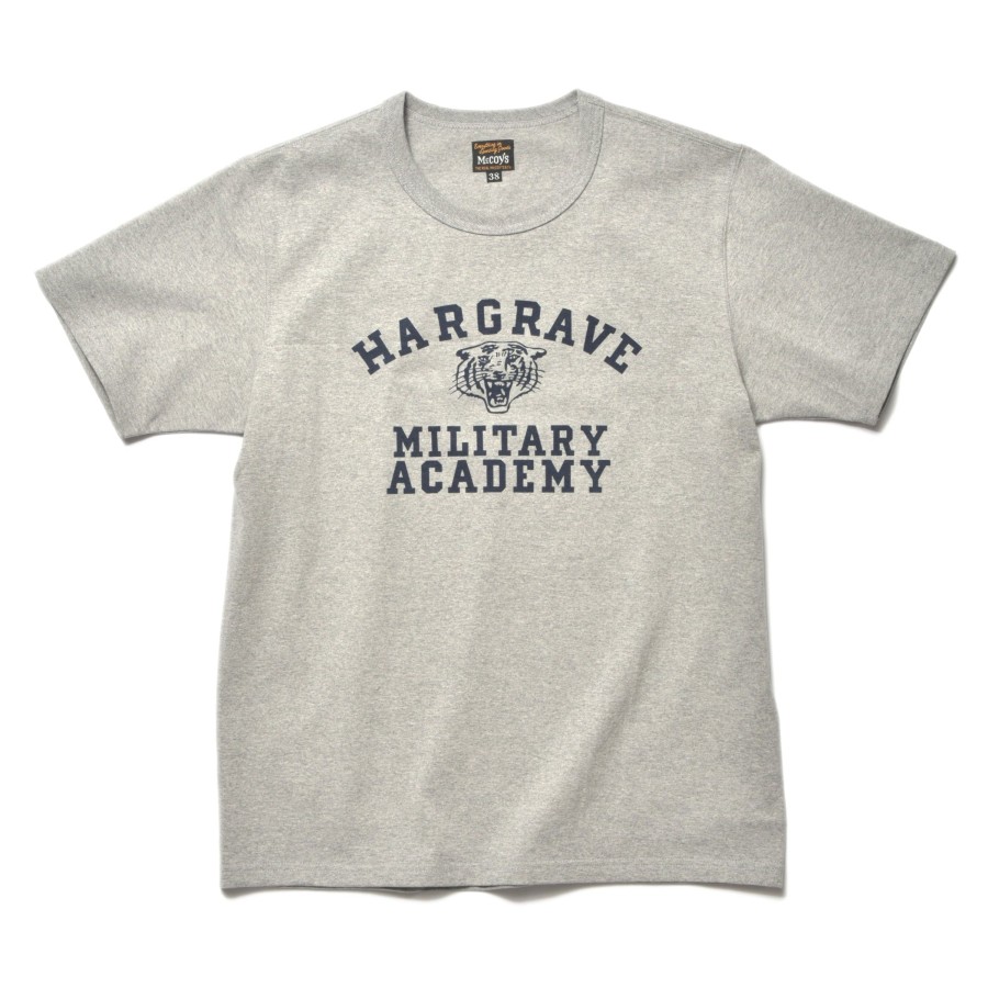 The Real McCoy's Military Tee / Hargrave Military Academy 20 Gray Hot