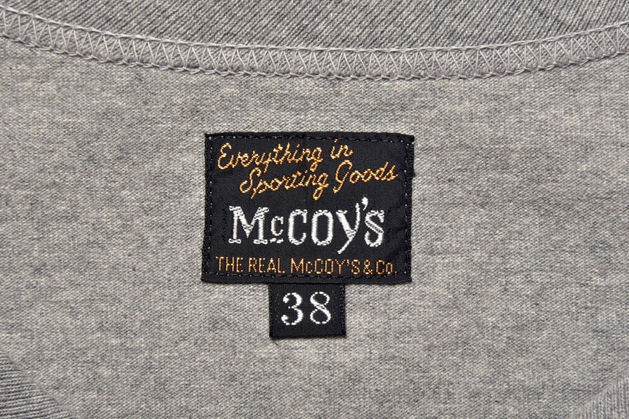 The Real McCoy's Military Tee / Hargrave Military Academy 20 Gray Hot