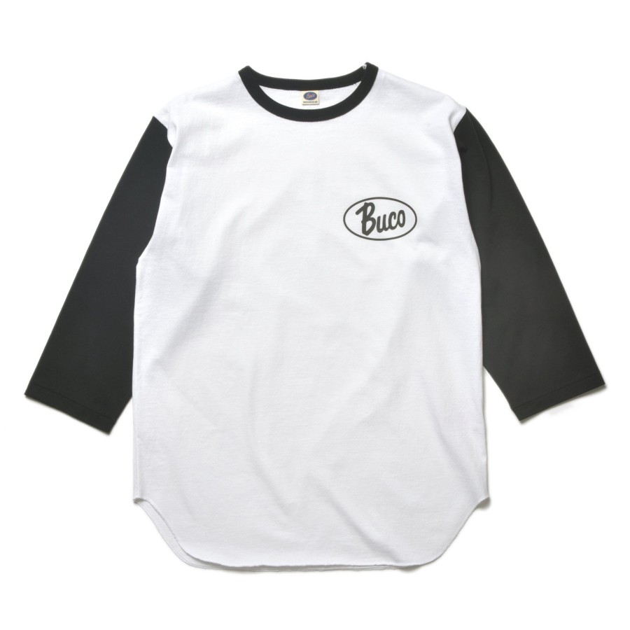 Buco Buco Baseball Tee / Oval Logo White New