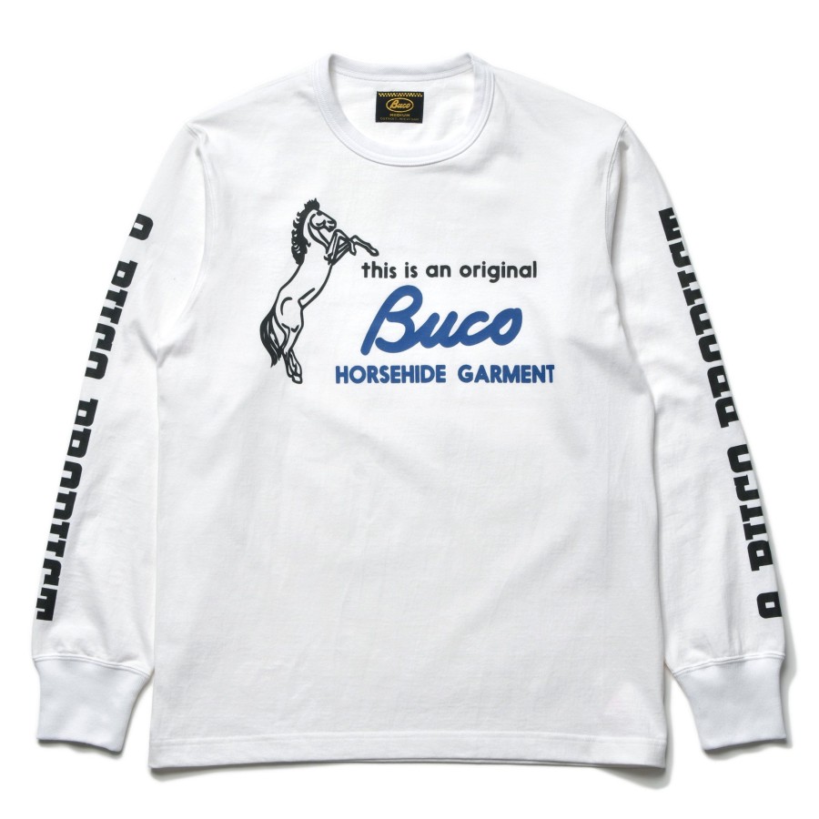 Buco Buco L/S Tee / This Is An Original Buco 010 White Online