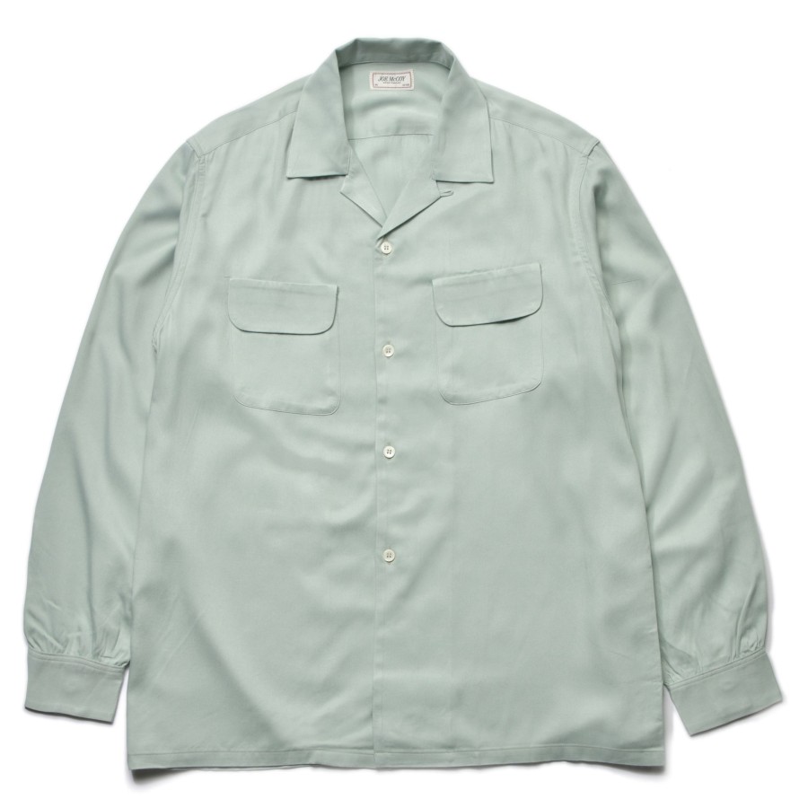 Joe McCoy Open Collar Rayon Shirt (Ss22) 161 Mint Best