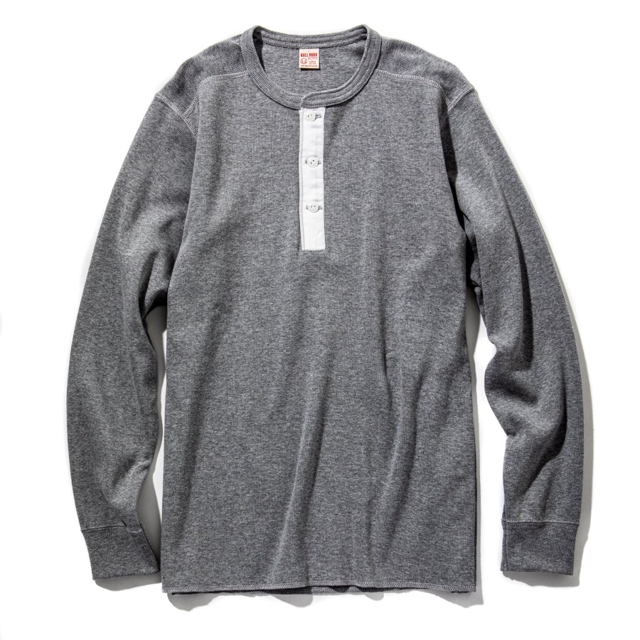 Joe McCoy Union Shirt Long Sleeve Grey Online