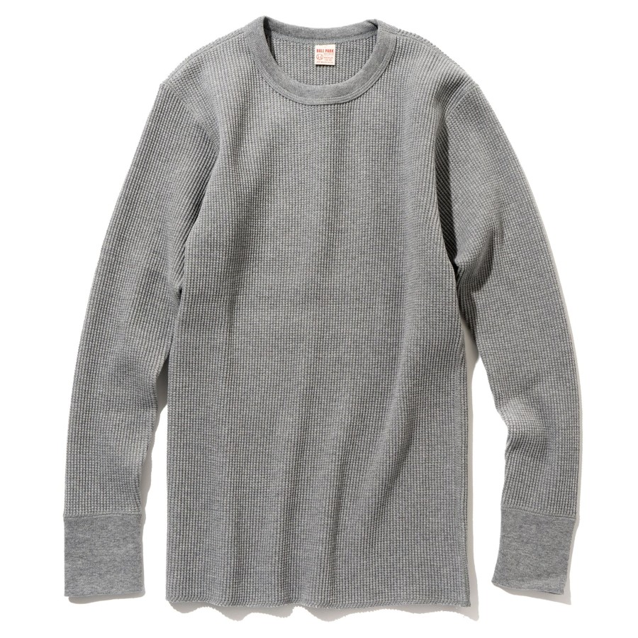 Joe McCoy Waffle Thermal Shirts Long Sleeve 020 Grey Online