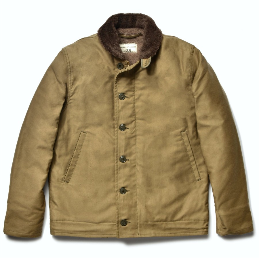 The Real McCoy's N-1 Deck Jacket (Khaki) 040 Khaki Best