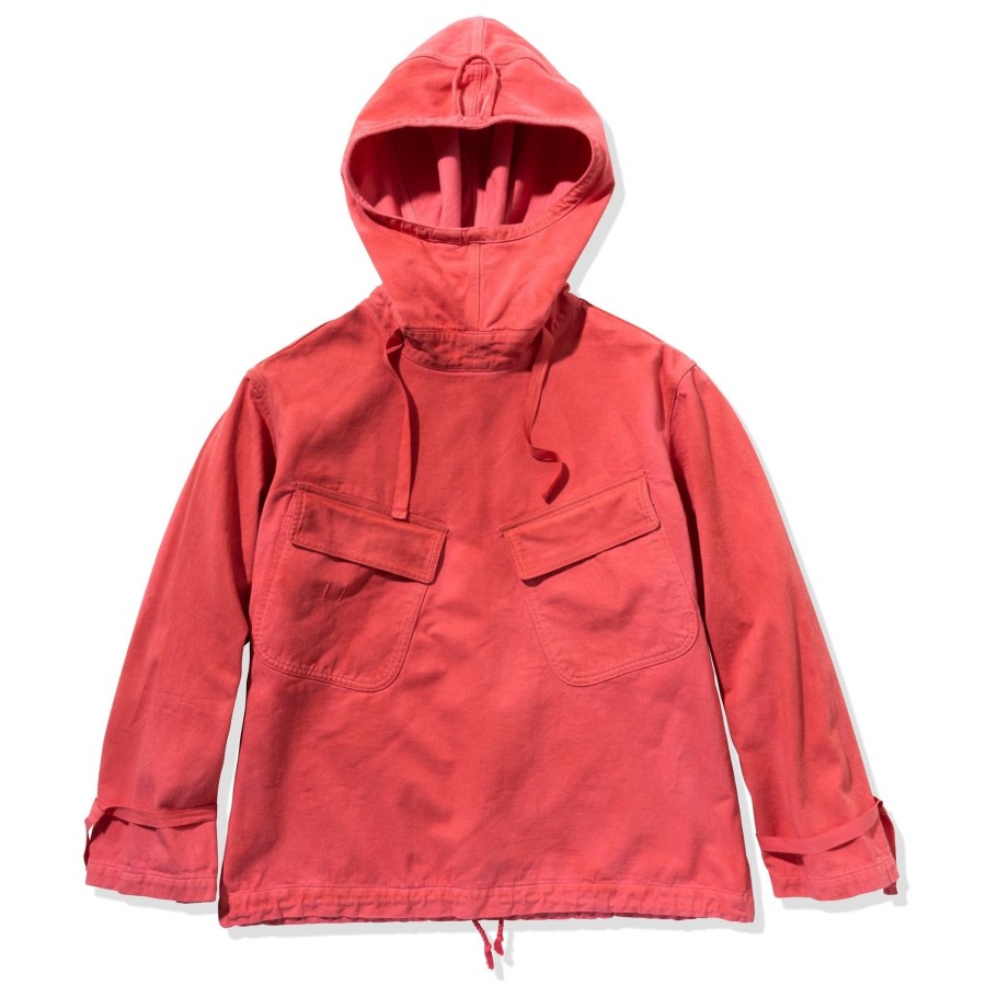 The Real McCoy's Usn Salvage Smock Parka (Over-Dyed) Red Wholesale