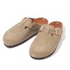 Joe McCoy Leather Foot-Support Clogs 044 Taupe Clearance