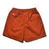 Joe McCoy Cotton Drill Swim Shorts (Over-Dyed) 93 Brick Red Hot