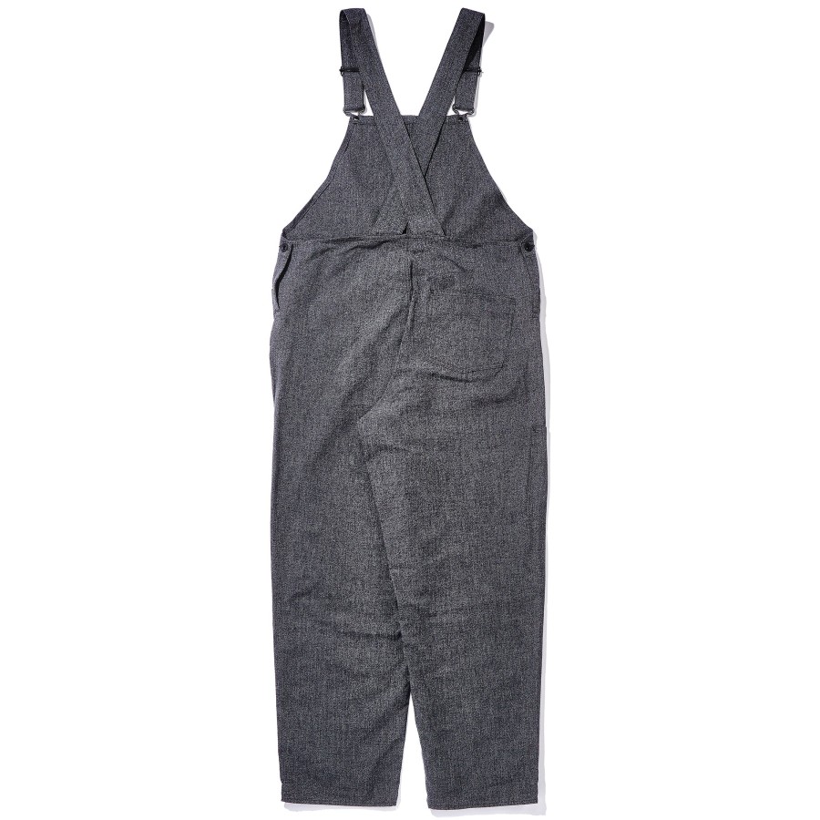 Joe McCoy Salt And Pepper Chambray Bib Overall 026 Salt&Pepper Best