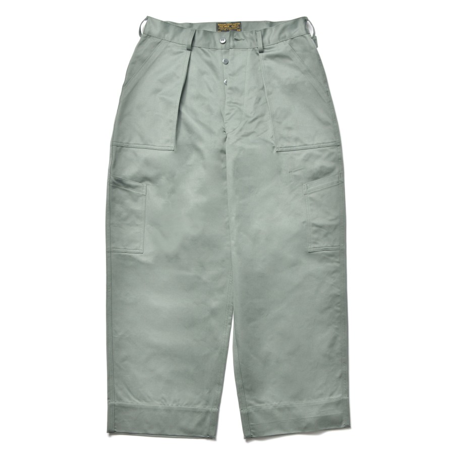 The Real McCoy's Trousers, Utility, Cotton / Usaf Sage Green 154 Sage Green Hot