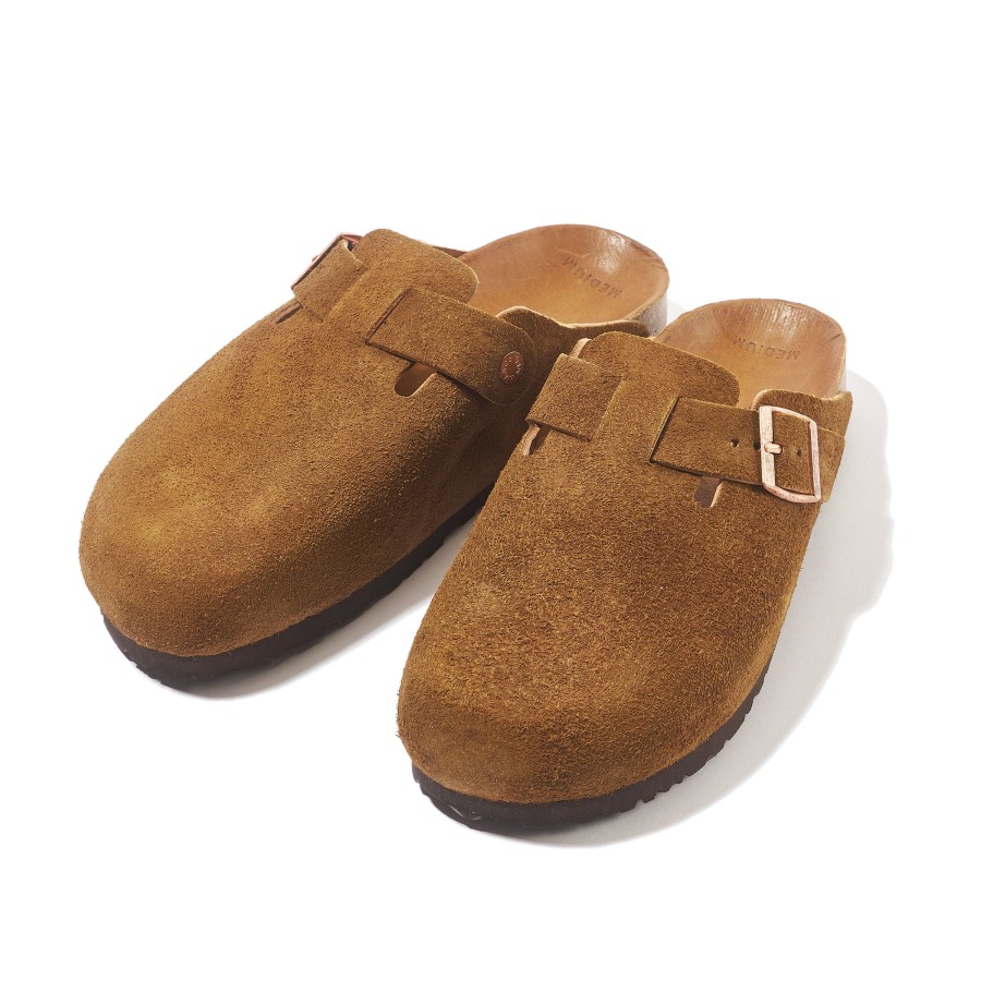 Joe McCoy Leather Foot-Support Clogs 053 Raw Sienna Wholesale