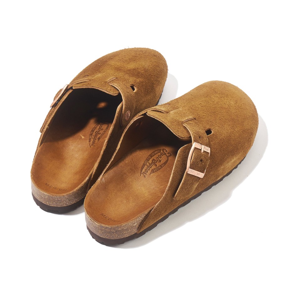 Joe McCoy Leather Foot-Support Clogs 053 Raw Sienna Wholesale