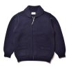 Joe McCoy Heavy Wool Cashmere Sweater Navy New