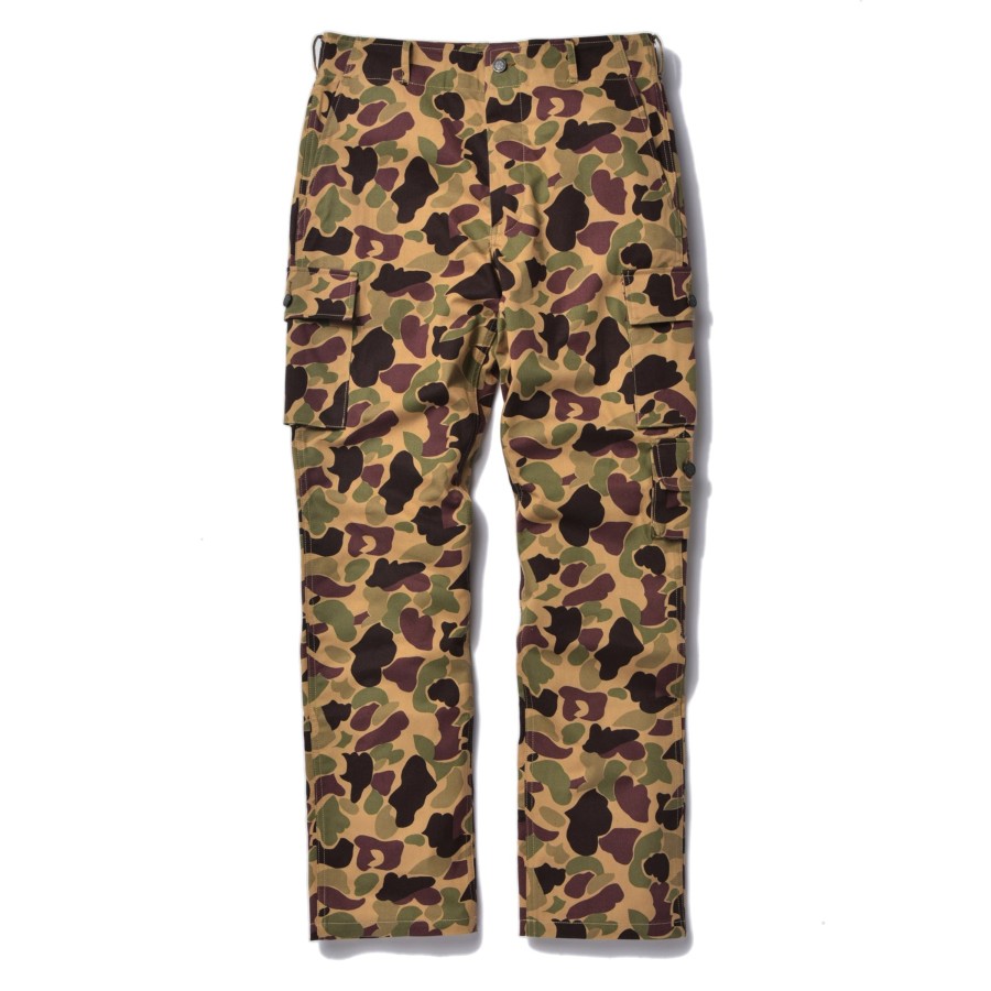 The Real McCoy's Beo Gam Camouflage Trousers Beige Wholesale