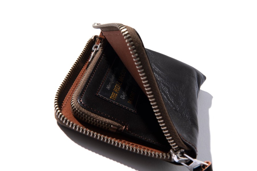 The Real McCoy's Mccoy'S Horsehide Wallet Brown Clearance