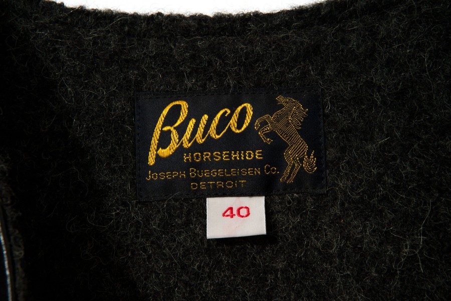 Buco Buco Leather Alpaca Vest 030 Black Online